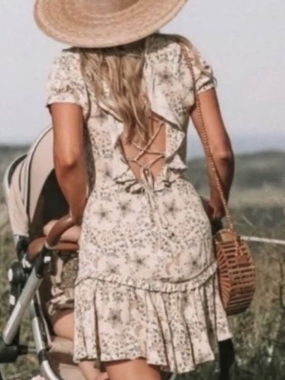 Spell & The Gypsy Celestial Mini Play Dress S Boho Ruffle